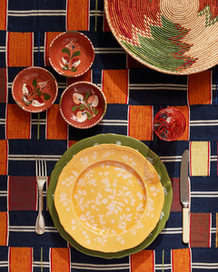 Floral Dinner Plate Yellow by Ginori 1735