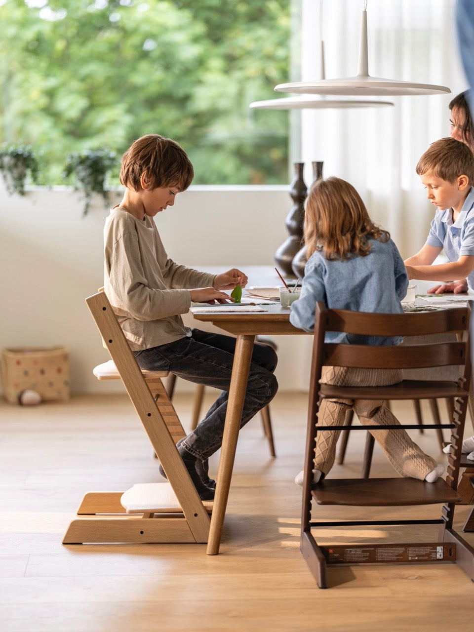 Tripp Trapp® High Chair in Oak Natural