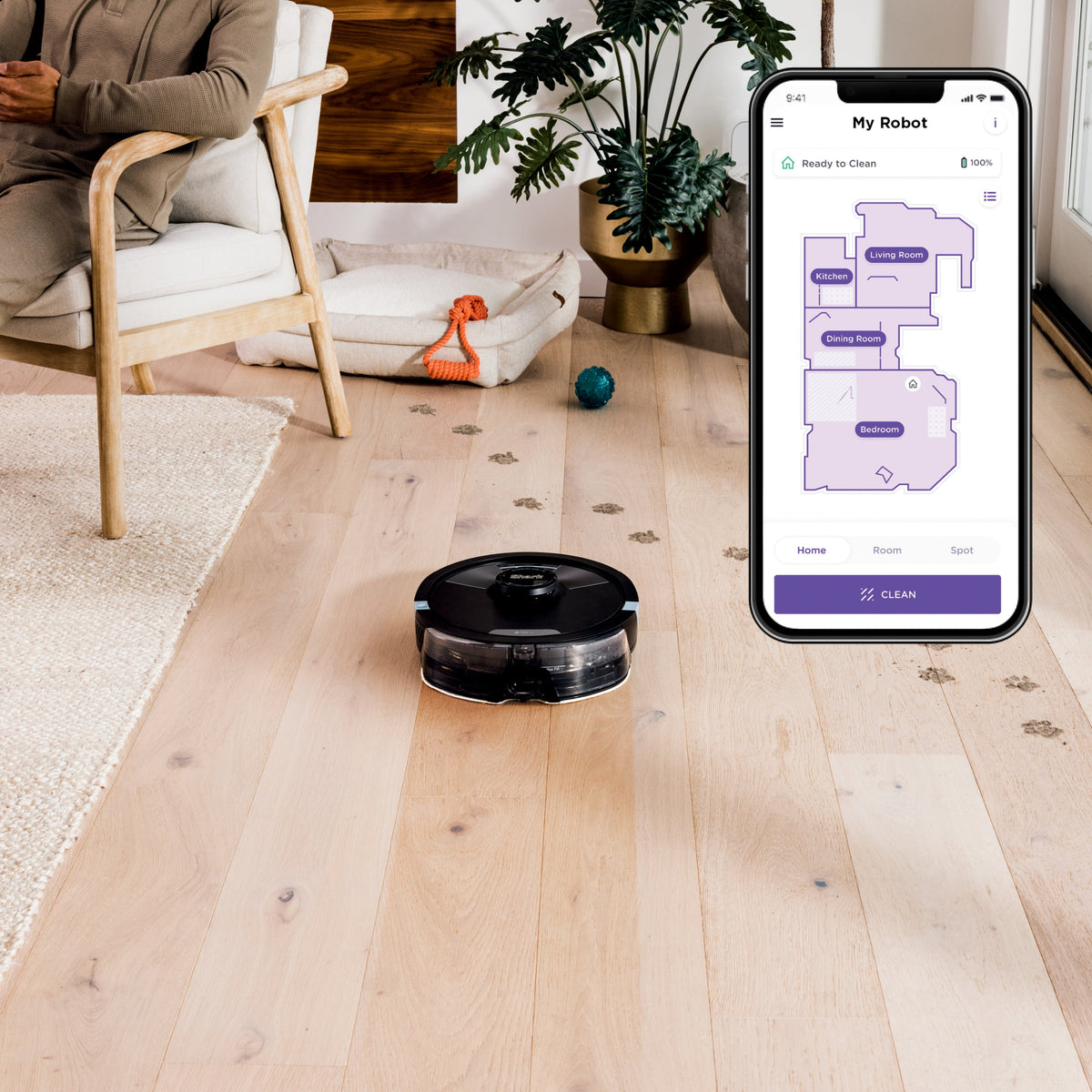 Matrix Plus 2-in-1 Robot Mop/Vac Self-Empty Lite