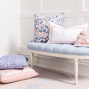 Ava Rose Pillow with Coordinating Throw Pillows