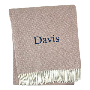 Mini Herringbone Throw