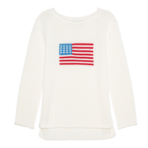 Mid-Weight American Flag Sweater