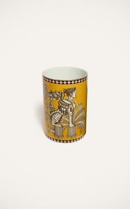 Pillar Vase in The Sphynx Saffron
