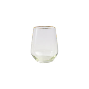 Rainbow Stemless Wine Glass