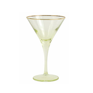 Rainbow Martini Glass
