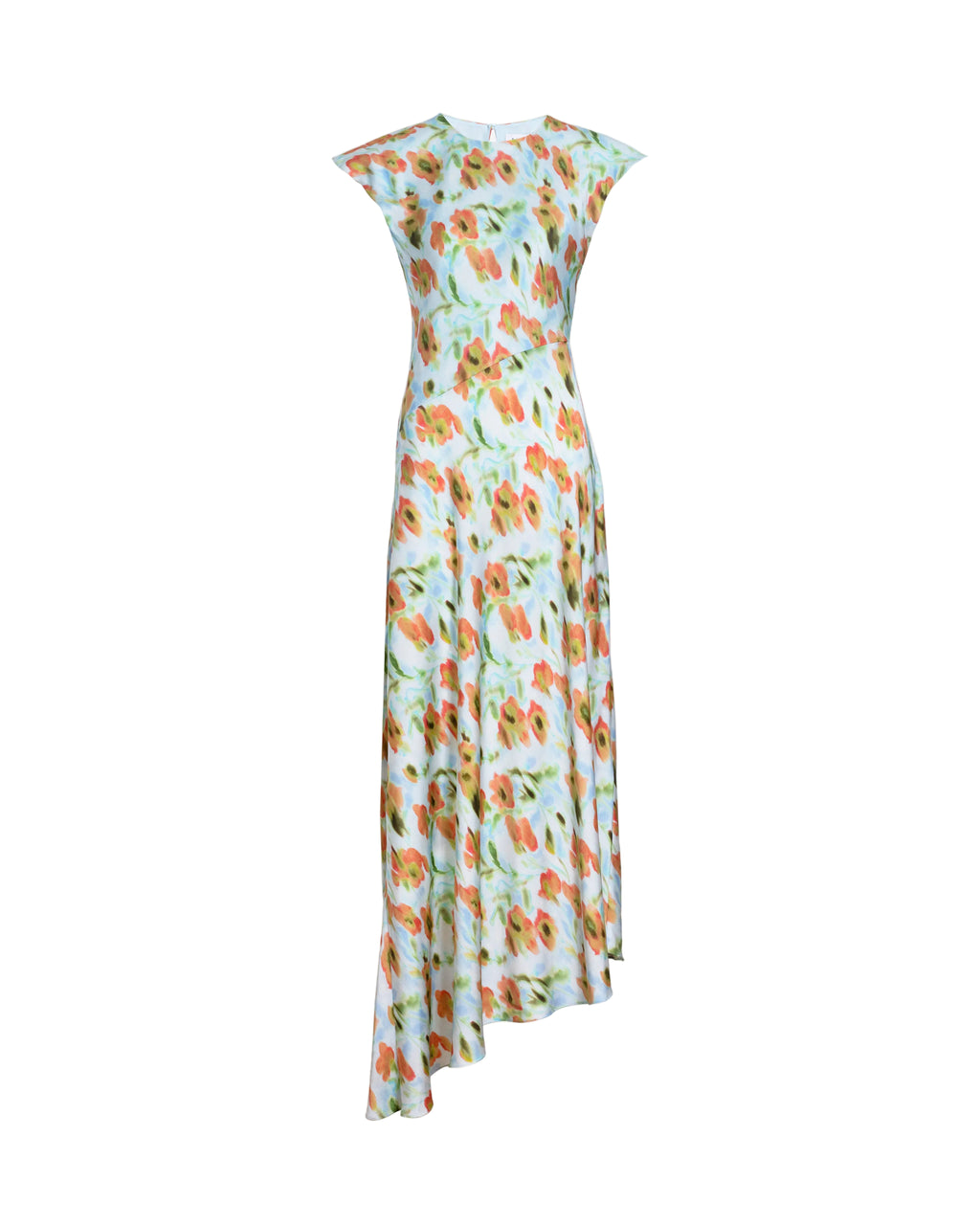 Violeta Dress in Powder Blue Multi