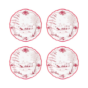 Winter Frolic Melamine Salad, Set of 4