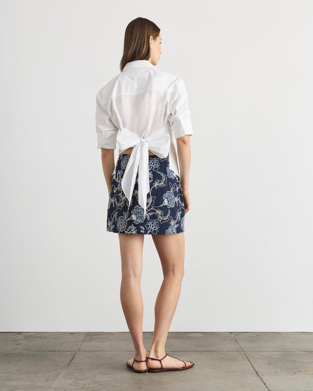 Ari Skirt in Maritime Blue Multi