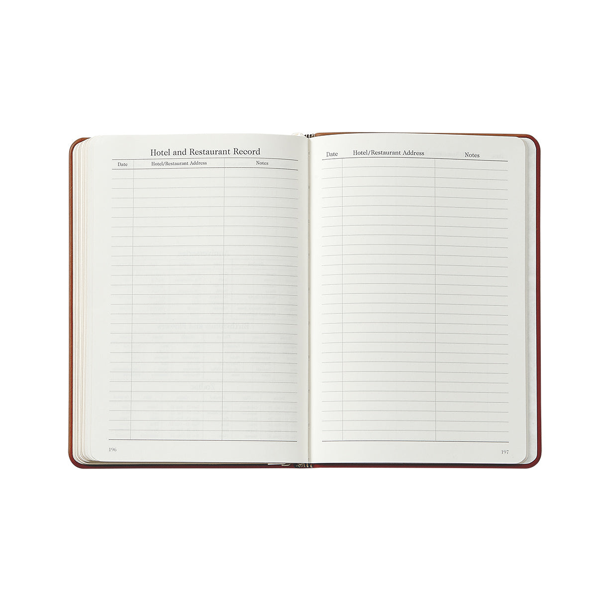 2026 Weekly Notebook in Wine Pebble Grain Leather