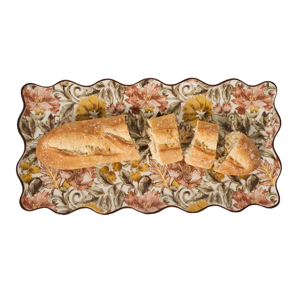 Willa 16" Hostess Tray in Amber