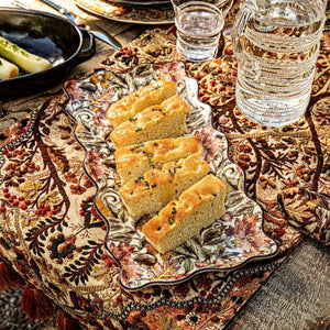 Willa 16" Hostess Tray in Amber