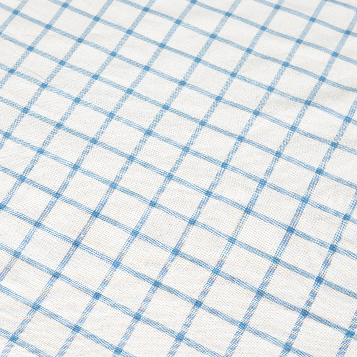 Windowpane 60x60 Tablecloth in Blue & Natural