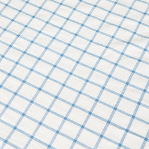 Windowpane 60x60 Tablecloth in Blue & Natural