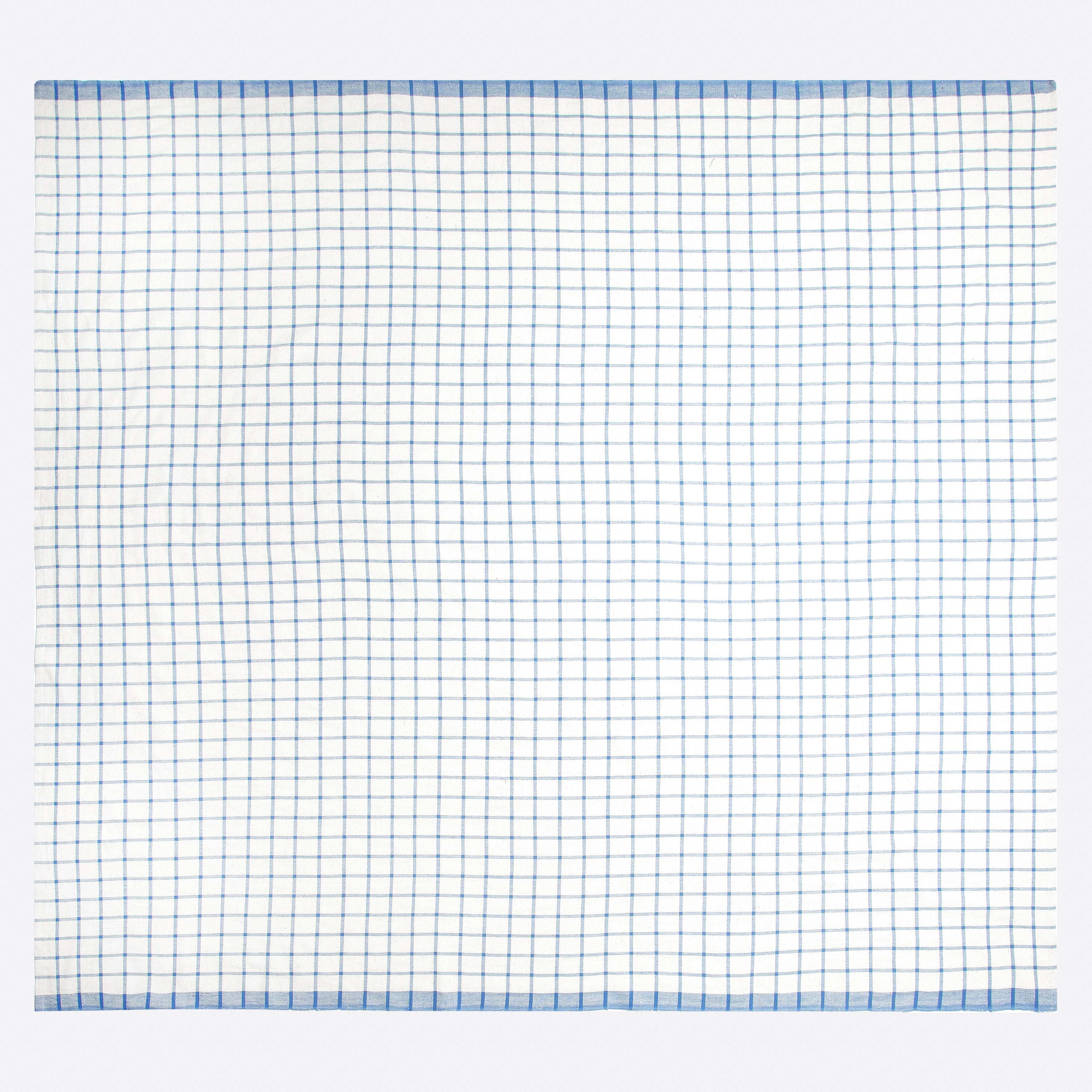 Windowpane 60x60 Tablecloth in Blue & Natural