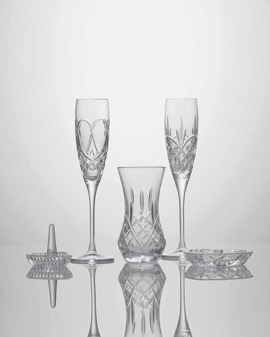 Giftology Lismore Bon Bon Vase, Purple Box