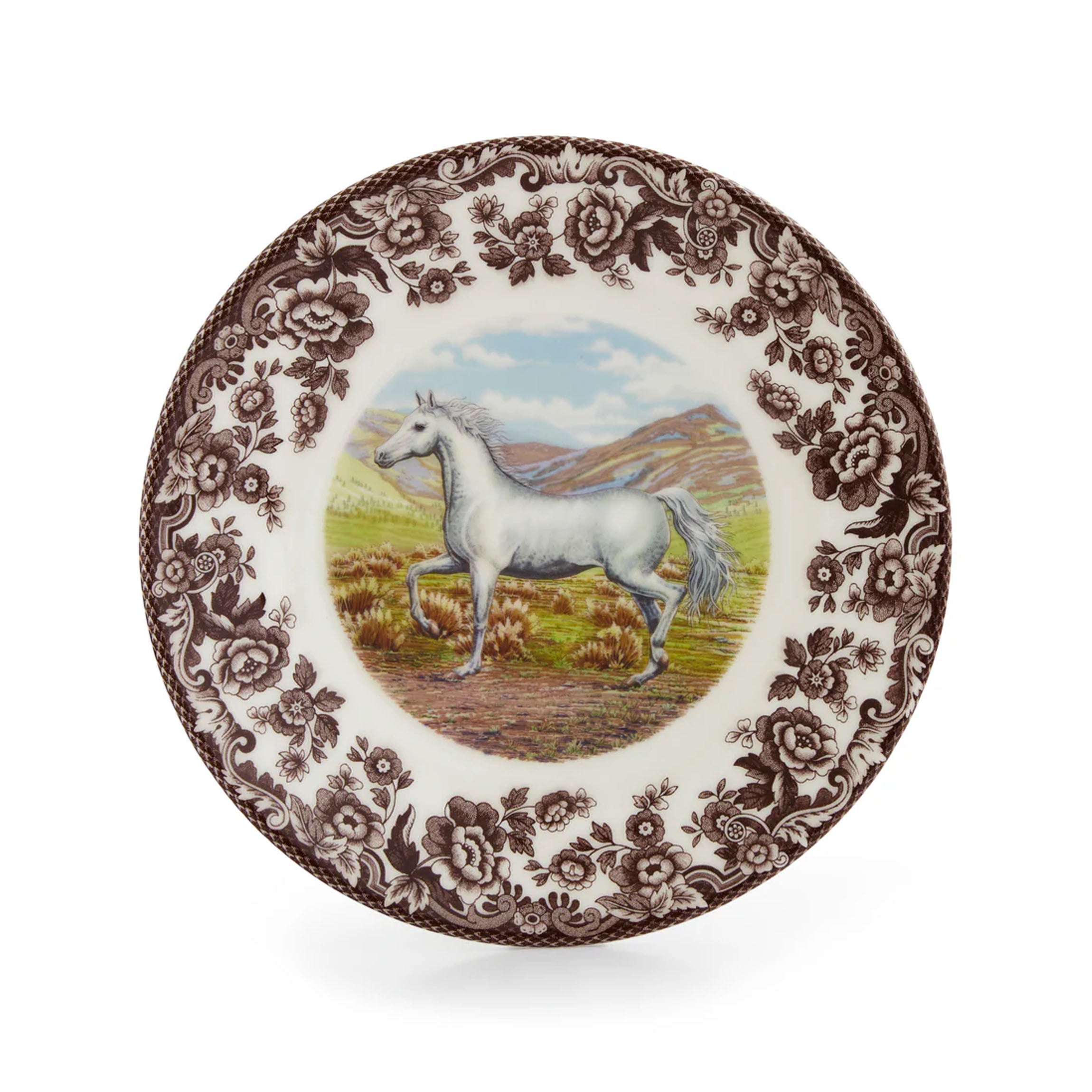 Woodland Salad Plate with Arabian
