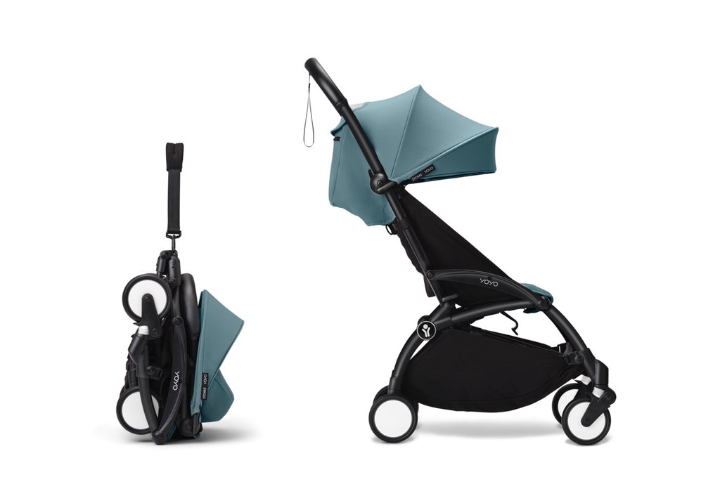 YOYO³ Stroller From 6 Months in Aqua on Black