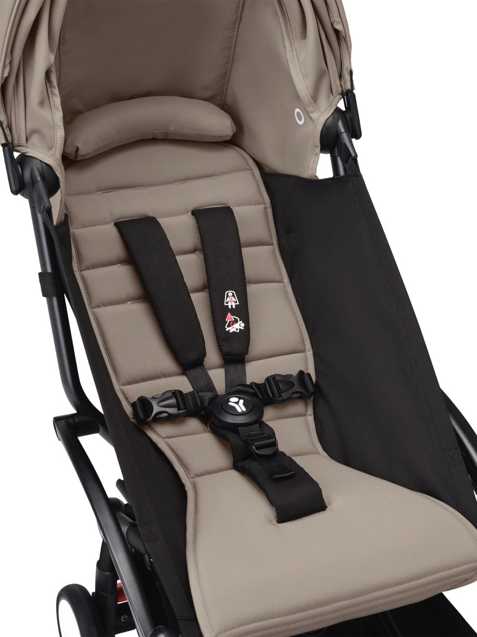 YOYO³ Stroller From 6 Months in Taupe on Black