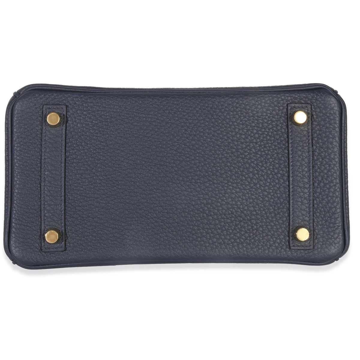Hermès Bleu Nuit Togo Birkin 25 GHW Handbag stamp