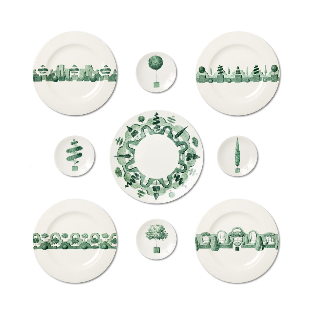 Jardin á L'Italienne Bread Plate 04