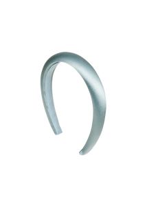 Tori Headband in Satin in Powder