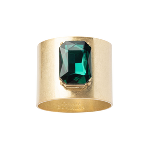 Single Gem Napkin Rings, Set of Two