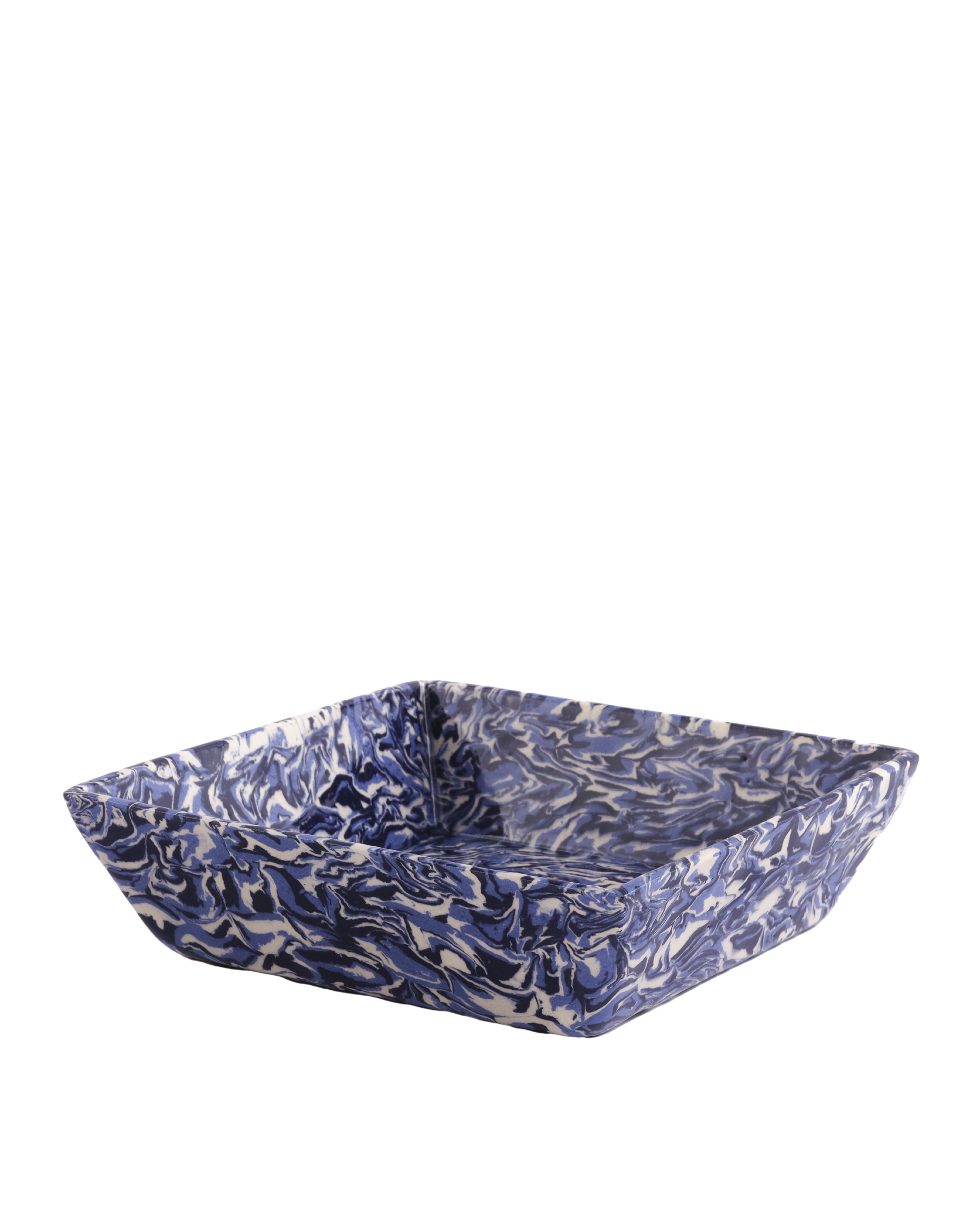 Marbled Vide Poche in Blue