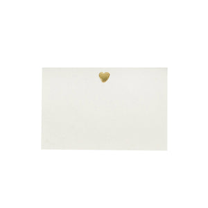 L'Amour Toujours Place Card, Set of 12 in Gold