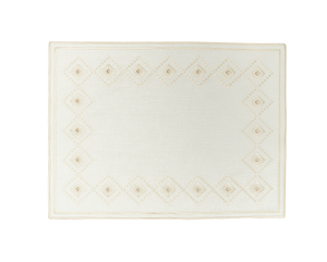 Ojete Placemat in Ivory