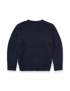 Flag Cotton Crewneck Sweater