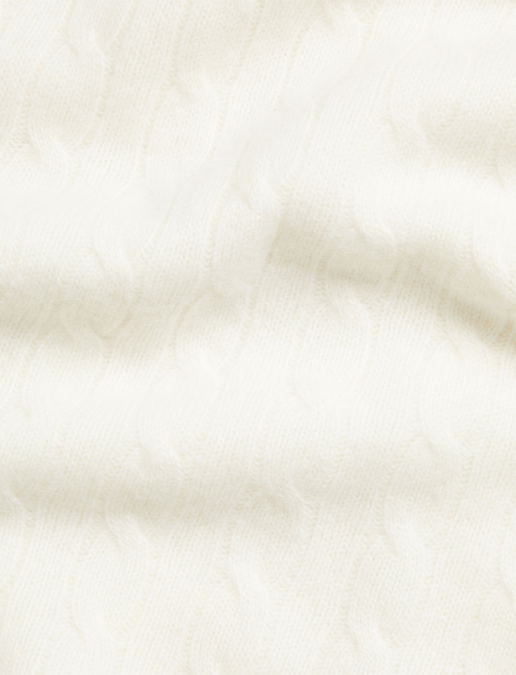 Cashmere Cable Knit Baby Blanket