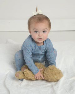 Aquarius Bamboo Footie for Baby, Star Sign Footie, Zodiac Bamboo Pjs