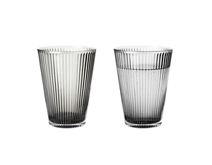 GC Nouveau Tumbler in Smoke, Set of 2