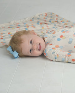Balloon Bamboo Pajama Romper for Toddlers, Birthday PJs, BDAY Pajamas