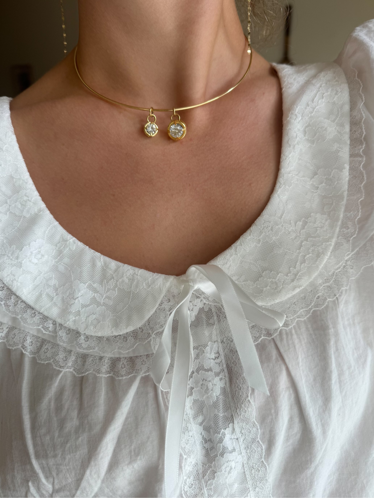Big Baby Bezel Necklace