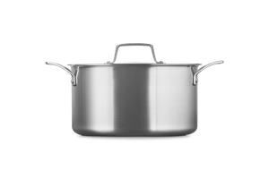 Essential Stainless Steel Deep Round Stockpot, 6.25 qt.