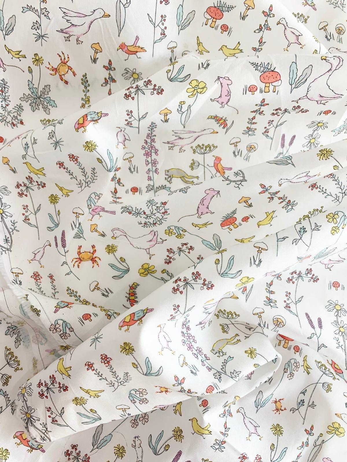 Bedding made with Liberty Fabric THEO PINK - Coco & Wolf