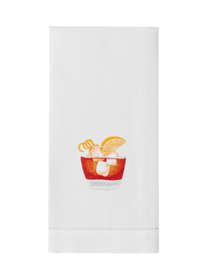 Negroni Cocktail Hand Towel