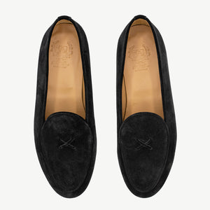Men's Black Suede Milano Loafer