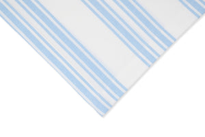 Blue Stripe Cotton Tablecloth
