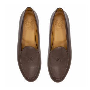 Men's Brown Leather Milano Loafer