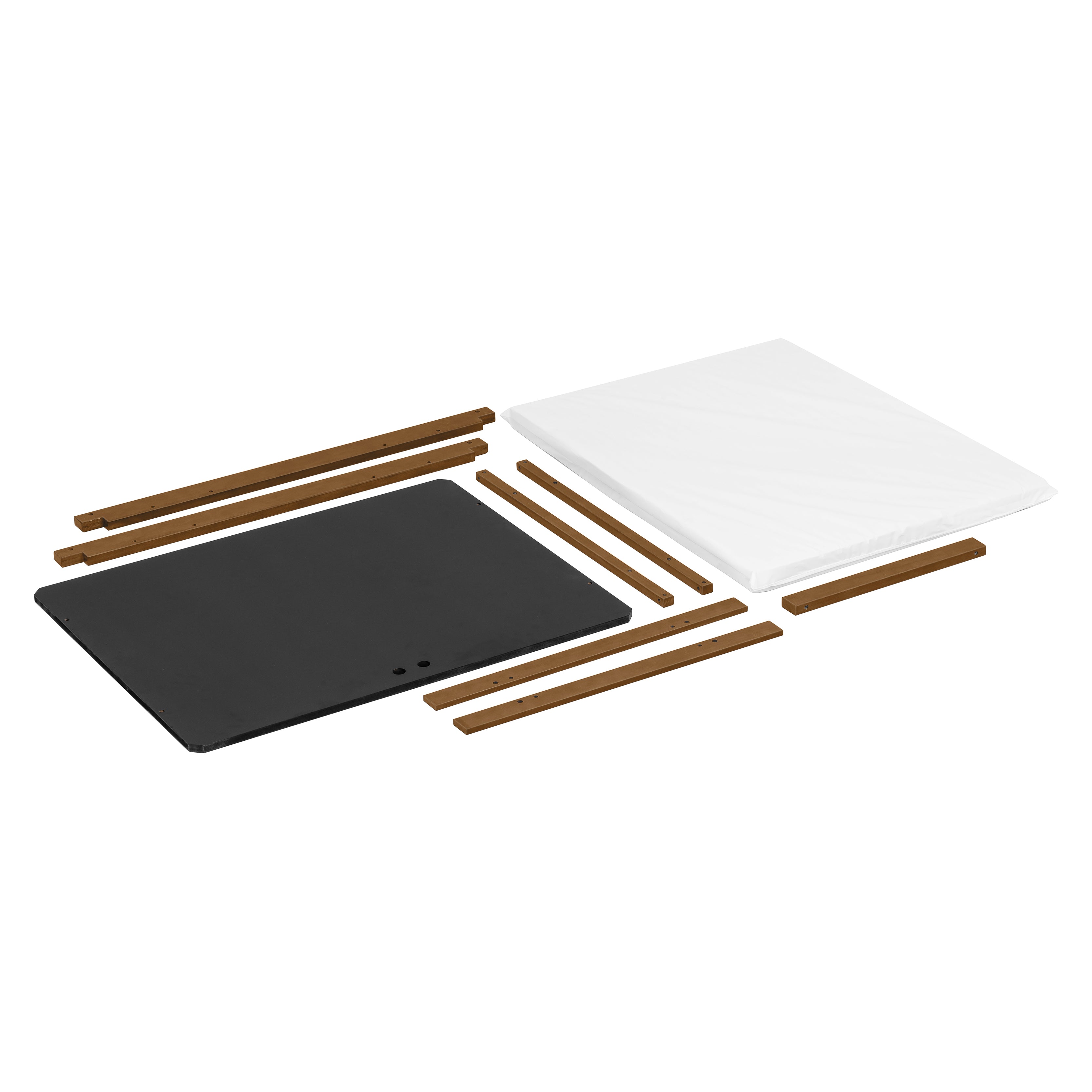 Rolli All-Stages¨ Midi Crib Conversion Kit in Natural Walnut