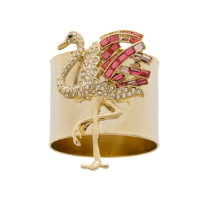 Flamingo Napkin Rings, Set of Two