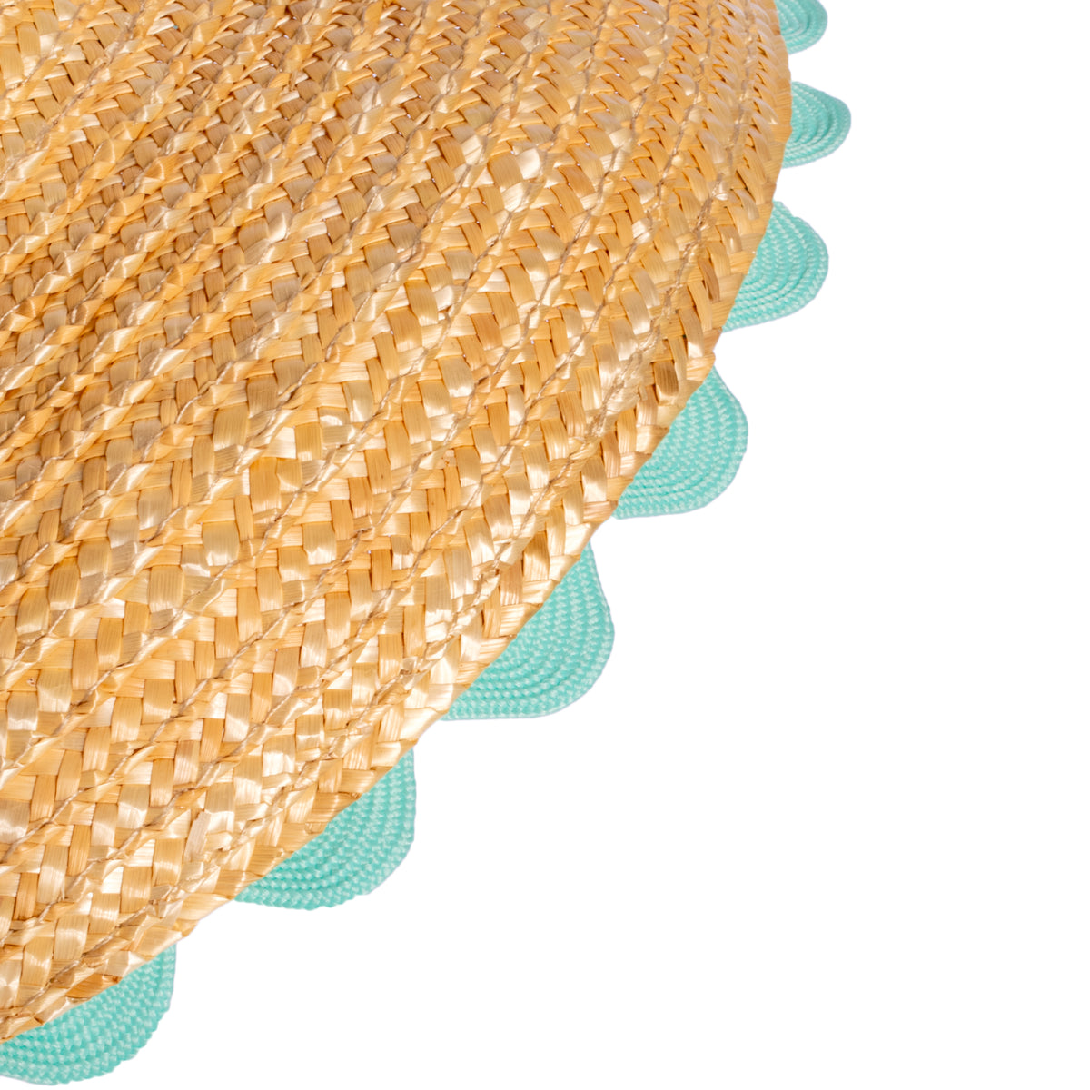 Wavy Hat in Aqua