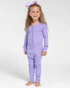 Bamboo Romper for Baby in Lavender
