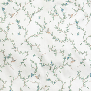 "Secret Garden" print in ivory color swatch