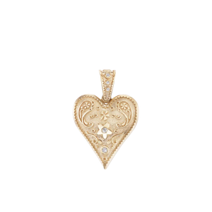 Medium Southwestern Heart Charm