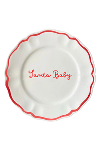 OTM Exclusive: Santa Baby Plates, Set of 4