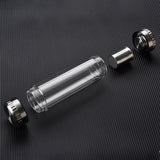 Gourde en verre avec infuseur Inox