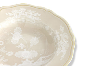 Oriente Italiano Antico Doccia Soup Plate in Meringa